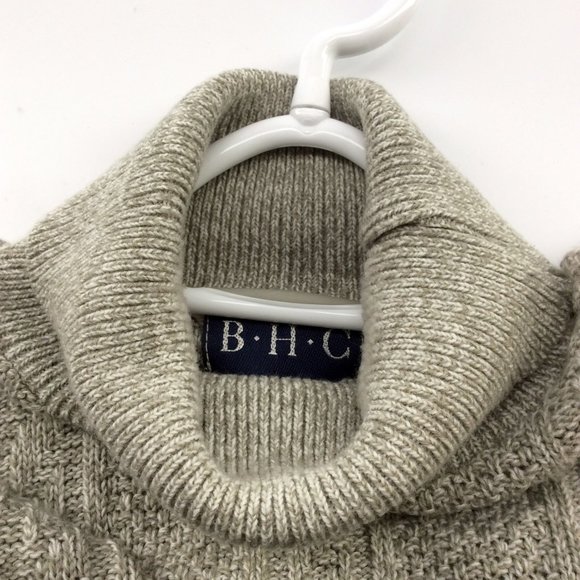 BHG - Vintage Turtle Neck Oversized Knit Sweater - Men's XL - Picture 12 of 12